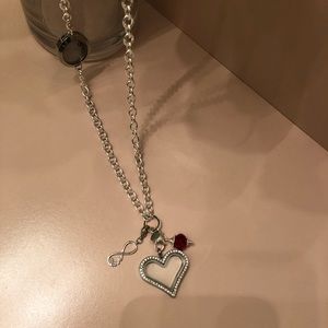 Origami Owl Necklace Locket Dangles